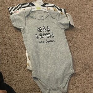 Hudson baby 100% cotton 3 body suit